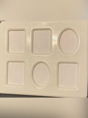 Tupperware Cream white Wall-Mount  photo frame